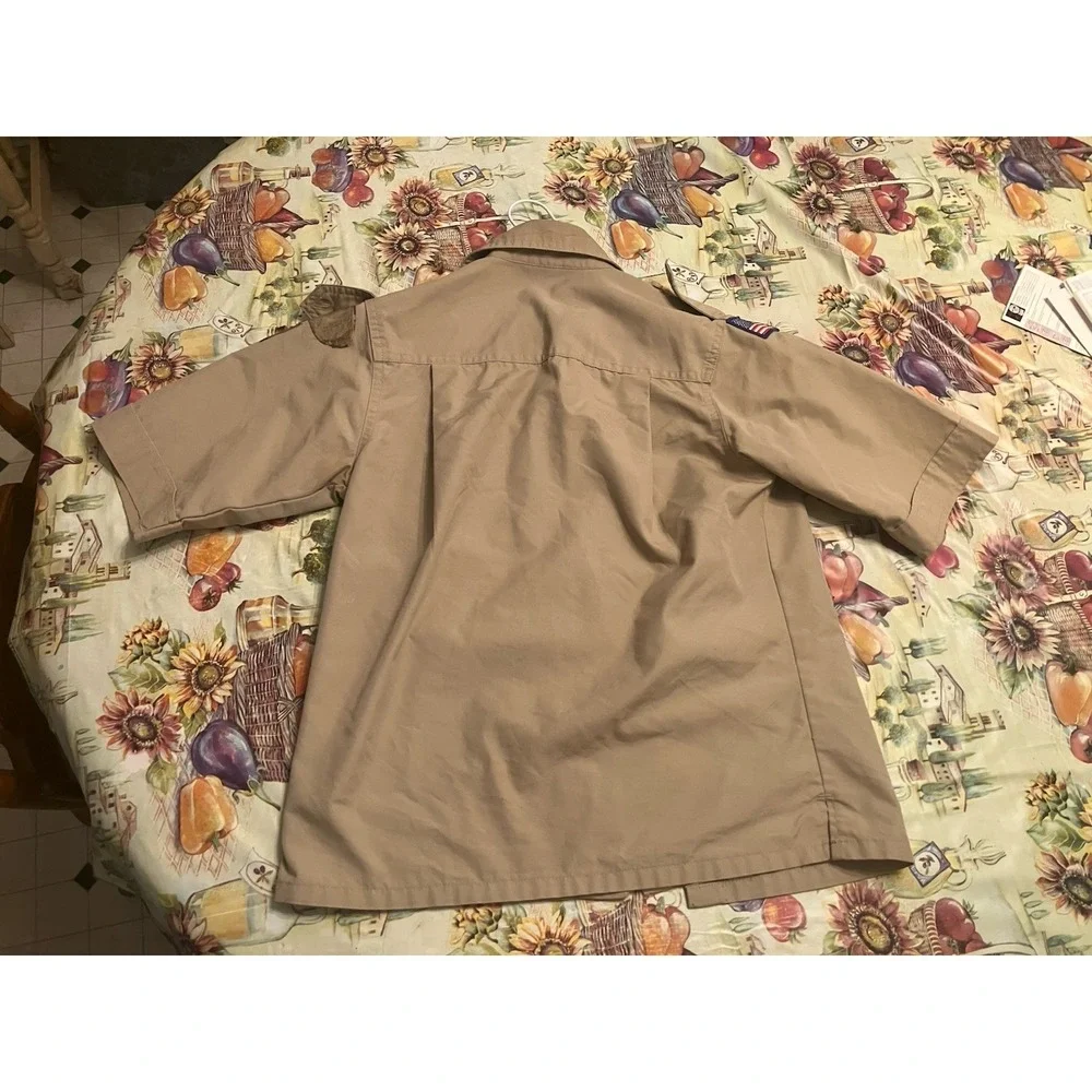 Vented Microfiber Poly Boy Scout BSA UNIFORM SHIRT Youth Medium New Style N88